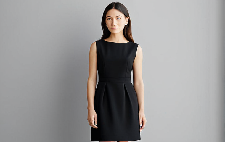 미니멀 워드로브를 위한 옷장 필수 체크리스트 - The Black Pants**

"Elegant black wool trousers, tailored with a straight leg cut, hanging on a styl...