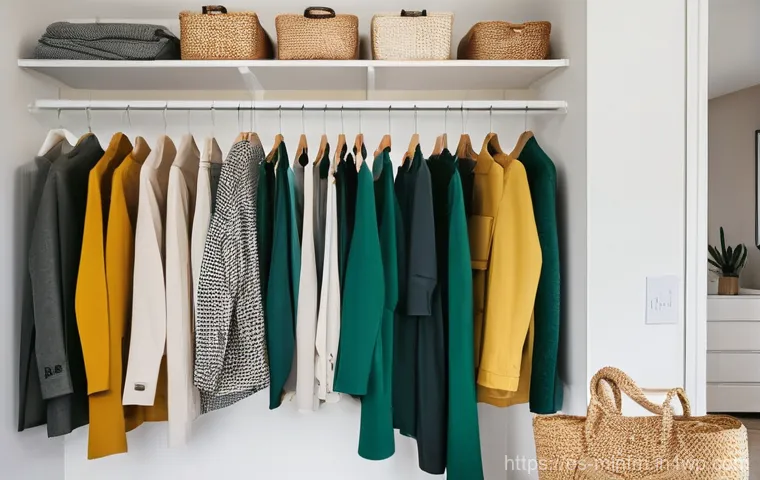 미니멀 워드로브로 완성하는 사계절 스타일 - Image Prompt 1: From Clutter to Clarity**